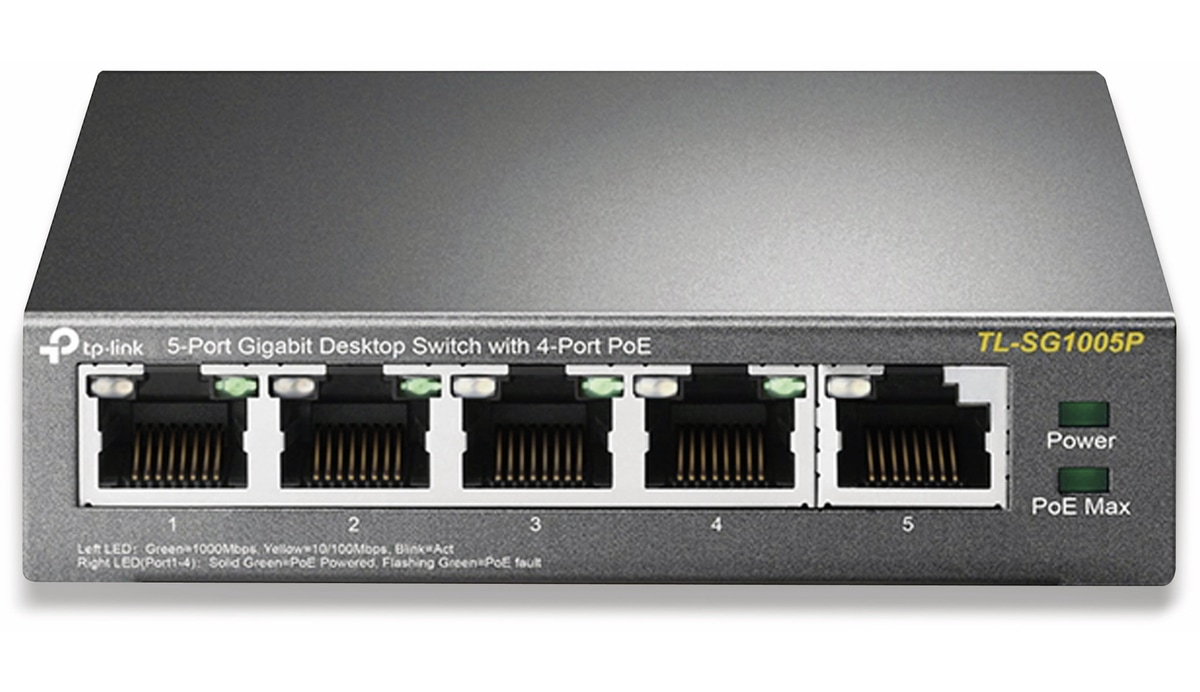 TP-LINK Switch Desktop TL-SG1005P TP-LINK Switch Desktop TL-SG1005P von TP-Link