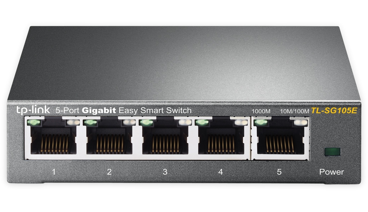 TP-LINK Switch TL-SG105E, 5-port, Gigabit TP-LINK Switch TL-SG105E, 5-port, Gigabit von TP-Link