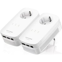 TP-LINK TL-PA8030P KIT AV1300 2er Kit (1300Mbit Powerline, 3xGB LAN, Steckdose) von TP-Link