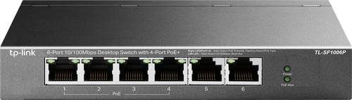 TP-LINK TL-SF1006P - V1 Netzwerk Switch 6 Port 10 / 100MBit/s PoE-Funktion von TP-Link