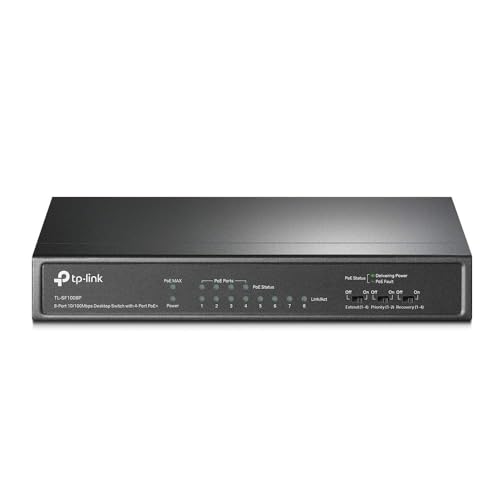 TP-LINK TL-SF1008P 8port PoE Switch 4 PoE Ports TP-LINK TL-SF1008P 8port PoE Switch 4 PoE Ports von TP-Link
