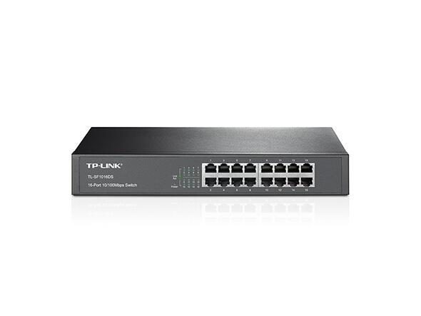 TP-LINK TL-SF1016DS 16-Port 100MBit/s Switch von TP-Link