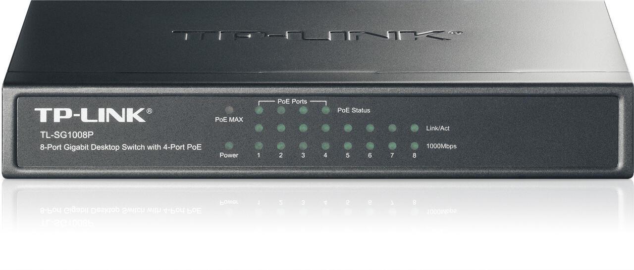 TP-LINK TL-SG1008P 8-Port Gigabit PoE Switch von TP-Link