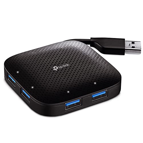 TP-Link 4-Port USB 3.0 Datenhub, Windows Mac OS und Linux, Ultrakompaktes Design, Keine Treiber erforderlich, Bis zu vier Geräte zugleich(UH400) von TP-Link