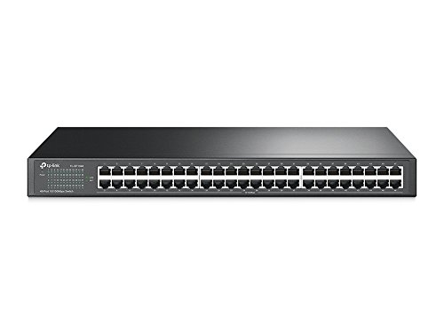 TP-Link 48-Port 10/100Mbps Unmanaged Ethernet Switch, 19-inch Rack-Mount, Steel Case (TL-SF1048) von TP-Link