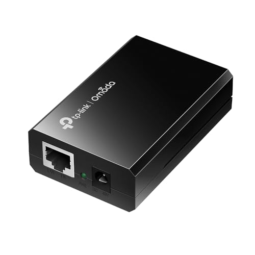 TP-Link TL-POE150S Gigabit PoE Injektor, Nicht-PoE zu PoE Adapter, LED Anzeige, Tisch-/Wandhalterung, Reichweite bis zu 100m von TP-Link