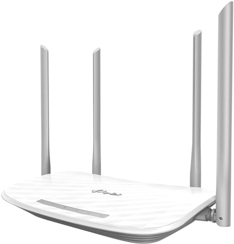 TP-Link AC1200 Wireless Dual Band Wi-Fi Router, Wi-Fi Speed Up to 867 Mbps/5 GHz + 300 Mbps/2.4 GHz, 4+1 Fast Ports, Single-Core CPU, Parental Control, Easy setup (Archer C50) von TP-Link
