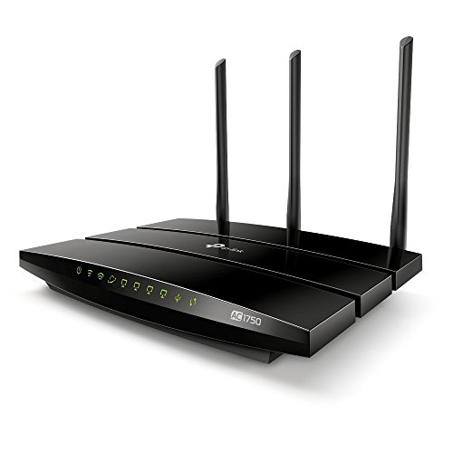 TP-Link AC1750 Wireless Dual Band Full Gigabit Wi-Fi Router, Wi-Fi Speed Up to 1300 Mbps/5 GHz + 450 Mbps/2.4 GHz, With1 x USB2.0 Port, Qualcomm CPU, Supports Parental Control, Easy Setup (Archer A7) von TP-Link