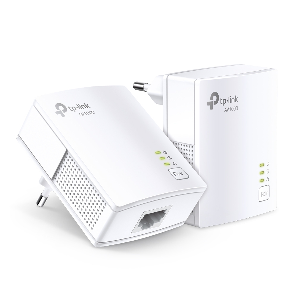 TP-Link AV1000 Gigabit Powerline Set 2 x Adapter, bis zu 1.000 Mbit/s, Homeplug AV2 Standard, Plug & Play von TP-Link