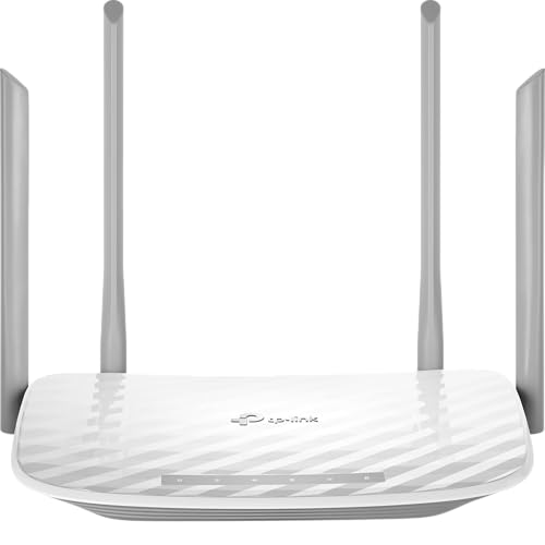 TP-Link Archer C50 AC1200 Dualband WLAN Wireless WiFi Router(Unterstützt keine DSL-Funktion, 300 Mbit/s(2.4GHz)+867 Mbit/s(5GHz), App Steuerung, IPv6, USB 2.0, Print/Media/FTP Server),‎Weiß von TP-Link