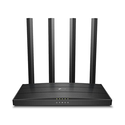 TP-Link Archer C80 Dualband WLAN Router (600 Mbit/s 2,4GHz, 1300Mbit/s 5GHz), 4 Gigabit LAN Ports, Print/Media/FTP Server, Gast-Netzwerk, unterstützt keine DSL-Funktion von TP-Link