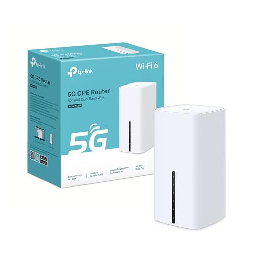 TP-Link Archer NX200 LTE WLAN Router, 5G Router SIM-Karte, AX1800 Dualband-WLAN 6, 3 x Gigabit-Ports, MU-MIMO, Web- und APP-Verwaltung, Plug-and-Play von TP-Link