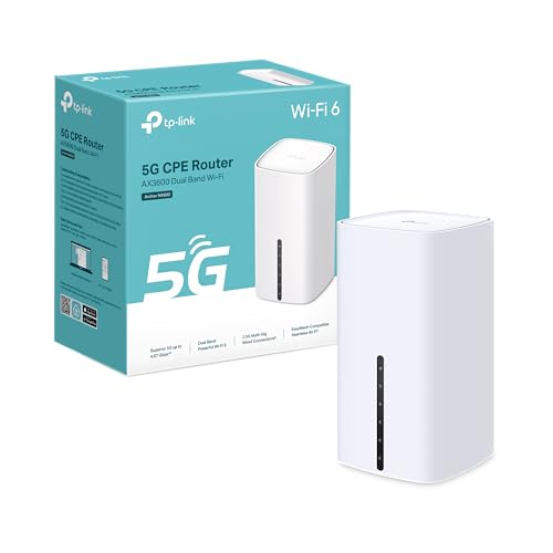 TP-Link Archer NX600 5G LTE WLAN Router, 5G Router SIM-Karte, AX3600 Dualband Wi-Fi 6, 1 × 2,5G-Port + 2 × 1G-Ports, Web- und APP-Verwaltung, Plug-and-Play TP-Link Archer NX600 5G LTE WLAN Router, 5G Router SIM-Karte, AX3600 Dualband Wi-Fi 6, 1 × 2,5G-Port + 2 × 1G-Ports, Web- und APP-Verwaltung, Plug-and-Play von TP-Link