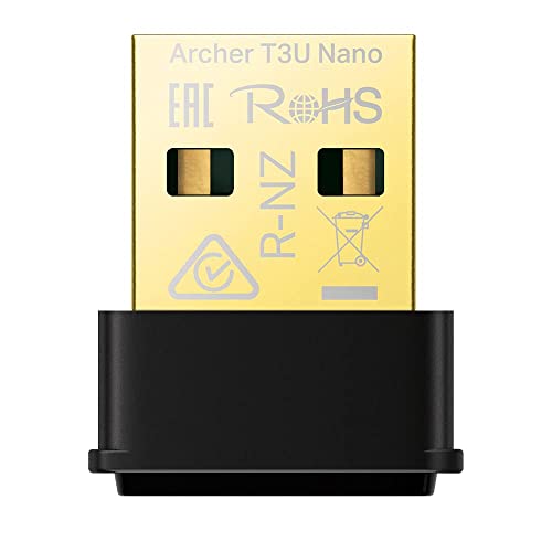 TP-Link Archer T3U Nano WLAN Stick für PC, AC1300 Dualband USB-Netzwerkkartenadapter, Nano-Größe, MU-MIMO, WPA3, Windows und Mac OS von TP-Link