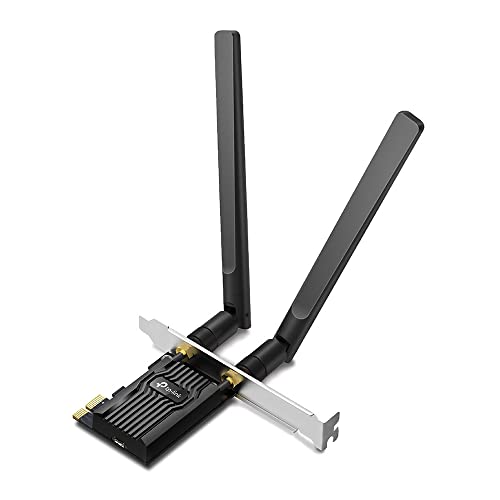 TP-Link Archer TX20E AX1800 Wi-Fi 6 Bluetooth 5.2 PCIe-Adapter, max 1201 Mbit/s 5 GHz und max 574 Mbit/s 2,4 GHz, WPA3-Verschlüsselungsstandard, MU-MIMO, Unterstützt nur Windows 11/10 (64-bit) von TP-Link