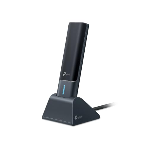 TP-Link Archer TXE70UH 𝗪𝗶𝗙𝗶 𝟲𝗘 WLAN Stick für PC, USB WLAN Adapter AXE5400 Dualband, MU-MIMO, WPA3, USB 3.0, nur Kompatibel mit Windows 10/11 von TP-Link