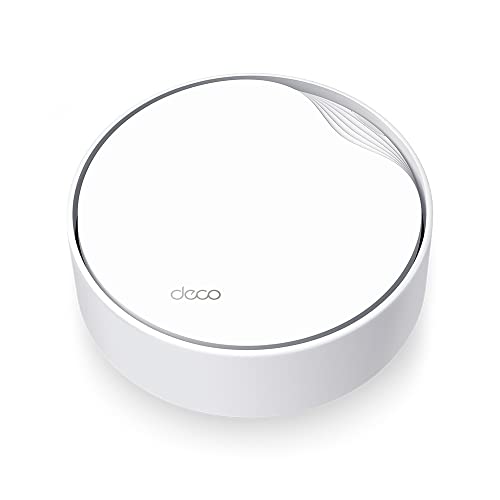 TP-Link Deco X50-PoE Wi-Fi 6 Mesh WLAN Set(1 Pack), AX3000 Dualband Router & Repeater(Unterstützt PoE und DC-Stromversorgung, 2 × 2,5G-PoE-Port, WPA3, empfohlen für Häuser mit 1-2 Schlafzimmern) von TP-Link