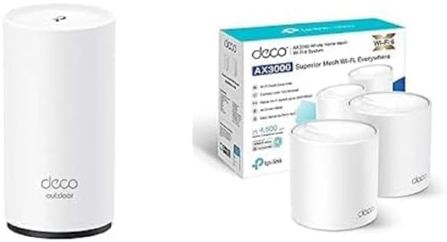 TP-Link Deco X50 Wi-Fi 6 Mesh WLAN Set, draußen(1 Pack) und drinnen(2 Pack) von TP-Link