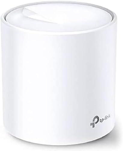 TP-Link Deco X60 Mesh WLAN Set (1 Pack), AX3000 Dual Band Router &Repeater (Reichweite bis zu 230m²,WPA3, ideal für große Häuse, kompatibel mit Amazon Alexa, 2X Gigabit Ports) weiß von TP-Link