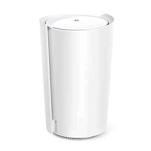 TP-Link Deco X80-5G LTE WLAN Router, 5G-Technologie, 1 × 2, 5-Gbit/s-Port + Gigabit-Port, Volte/VoIP, Unterstützt Mesh-Technologie, Deco X80-5G(1-Pack), Black von TP-Link