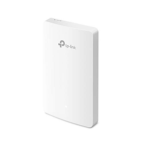 TP-Link EAP615-Wall AX1800 Dual-Band Wi-Fi 6 Accesspoint, 4 Gigabit-Ports, 802.3af/at PoE, Ein Anschluss unterstützt PoE OUT (max. 13 W), Omada SDN von TP-Link