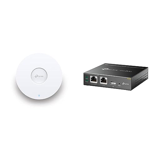 TP-Link EAP653 AX3000 Gigabit Dualband WiFi 6 WLAN Access Point & OC200 Omada Hybrid PoE Hardware Controller für EAP Serie von TP-Link