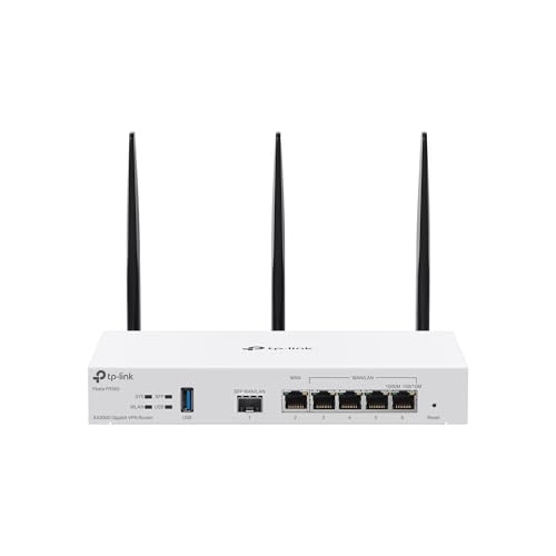 TP-Link Festa FR365 AX3000 Gigabit VPN WiFi Gateway, Kostenlose Cloud-Verwaltung, WiFi 6 AX3000, 6× Gigabit-Ports (einschließlich 1 SFP), 1× USB 3.0 WAN-Port, Business-Level-Qualität von TP-Link