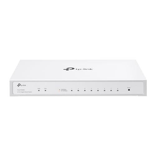 TP-Link Festa Festa FS308G 8-Port Gigabit Switch, Optionaler PoE-Eingangsport, Kostenlose Cloud-Verwaltung, Statisches Routing, VLAN, ACL, IGMP Snooping, Lüfterloses Design TP-Link Festa Festa FS308G 8-Port Gigabit Switch, Optionaler PoE-Eingangsport, Kostenlose Cloud-Verwaltung, Statisches Routing, VLAN, ACL, IGMP Snooping, Lüfterloses Design von TP-Link
