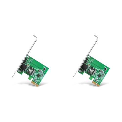 TP-Link Gigabit PCI Express Network Adapter, 32-bit PCIe Interface, Supports Operating Systems Windows 11/10/8.1/8/7/Vista/XP, Low-Profile Bracket(TG-3468) (Packung mit 2) von TP-Link