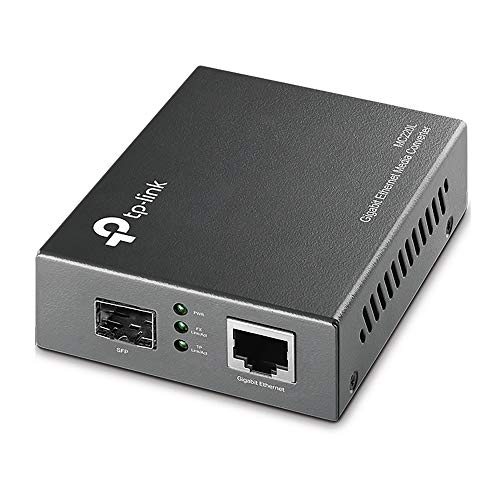 TP-Link Gigabit SFP Media Converter, Complies with IEEE 802.3ab and IEEE 802.3z, FX Port Supports Hot-Swappable (MC220L) von TP-Link