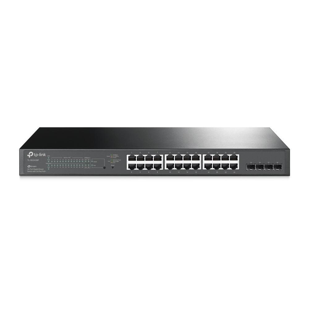 TP-Link JetStream TL-SG2428P 28-Port-Gigabit-Smart-PoE-Switch mit 4 SFP-Slots TP-Link JetStream TL-SG2428P 28-Port-Gigabit-Smart-PoE-Switch mit 4 SFP-Slots von TP-Link