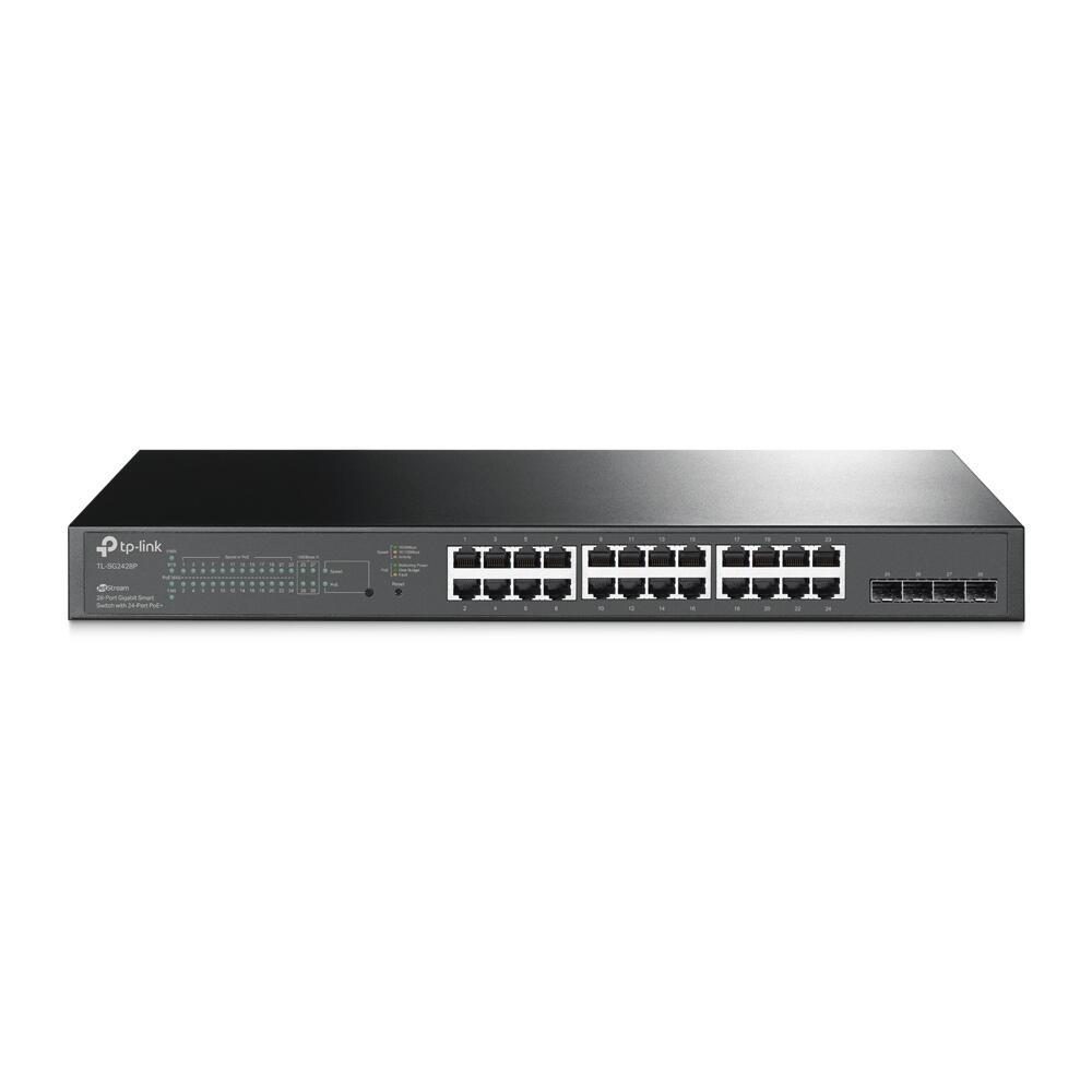 TP-Link JetStream TL-SG2428P 28-Port-Gigabit-Smart-PoE-Switch mit 4 SFP-Slots von TP-Link