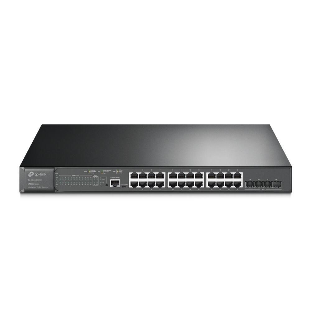 TP-Link JetStream TL-SG3428XMP 24-Port Gigabit L2+-Managed-PoE+-Switch mit 4 ... von TP-Link