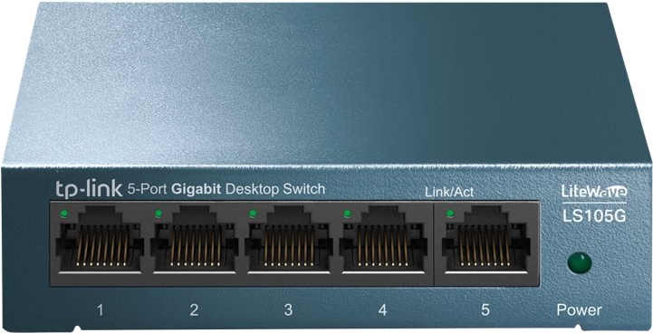 TP-LINK LiteWave LS105G - Switch - nicht verwaltet - 5 x 10/100/1000 - Desktop - AC 220 V (LS105G) TP-LINK LiteWave LS105G - Switch - nicht verwaltet - 5 x 10/100/1000 - Desktop - AC 220 V (LS105G) von TP-Link