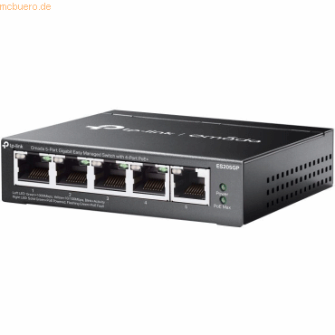 TP-Link Omada ES205GP 5-Port GIG Easy mgd. Switch 4-Port PoE+ von TP-Link