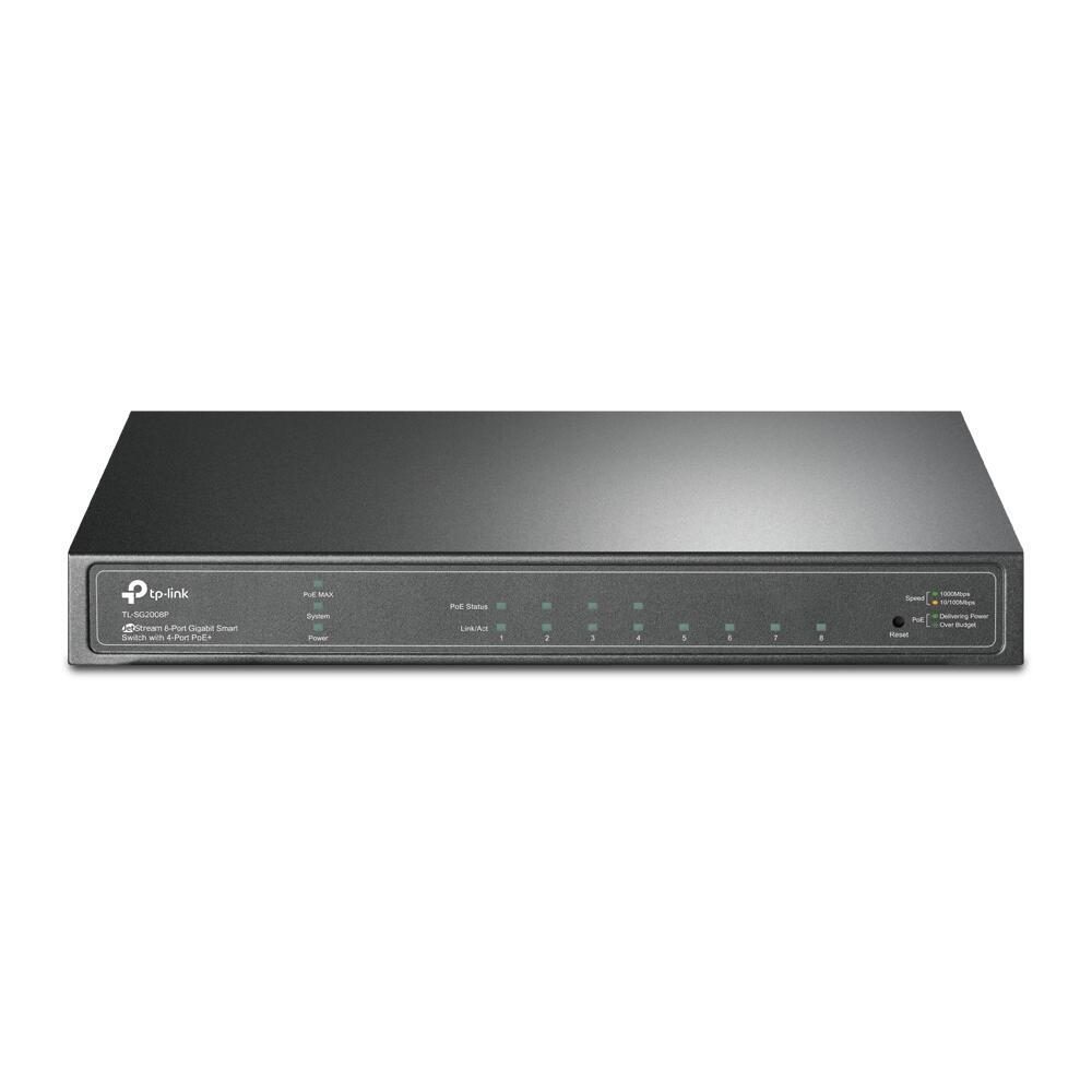 TP-Link Omada JetStream TL-SG2008P 8-Port Gigabit Smart Switch mit 4 PoE+ Ports von TP-Link