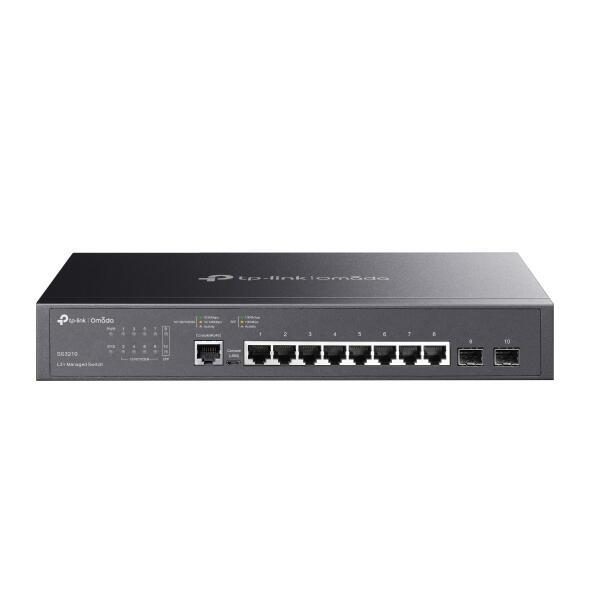TP-Link Omada SG3210 8-Port Gigabit L2+ Managed Switch mit 2 SFP-Steckplätzen TP-Link Omada SG3210 8-Port Gigabit L2+ Managed Switch mit 2 SFP-Steckplätzen von TP-Link
