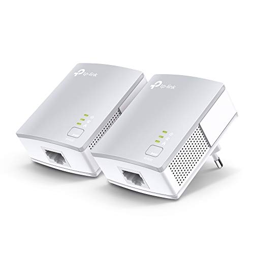 TP-Link Powerline Adapter Set TL-PA4010 KIT(600Mbit/s, 100Mbit/s-Ethernet-LAN, Plug&Play, Kompatibel mit allen HomePlug AV/AV2 Powerline Adaptern, schnelle Datenübertragung über die Stromleitung) von TP-Link