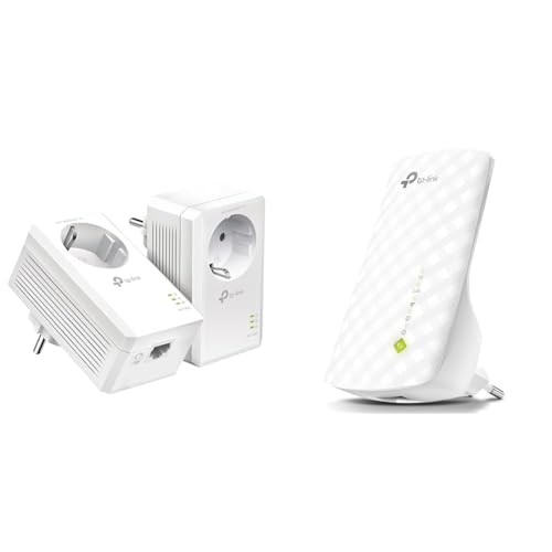 TP-Link Powerline Adapter Set TL-PA7017P KIT(1000Mbit/s & WiFi TP-LINK TL-RE200 (UE) - Blanc von TP-Link