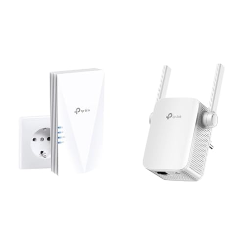TP-Link RE500X WiFi 6 WLAN Verstärker Repeater AX1500(Dualband 1200MBit/s 5GHz & RE305 AC1200 WLAN Repeater von TP-Link