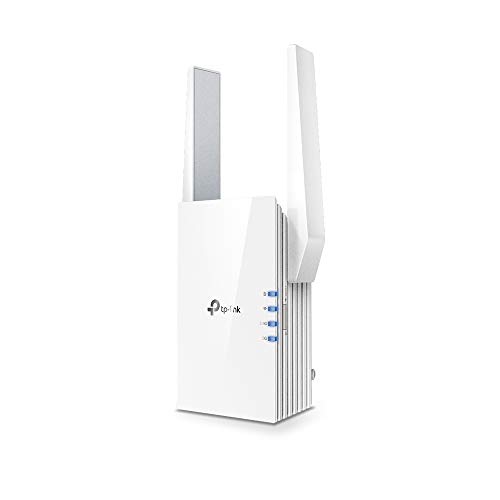TP-Link RE505X WiFi 6 WLAN Verstärker Repeater AX1500(Dualband 1200MBit/s 5GHz + 300MBit/s 2,4GHz,, Gigabit Port, maximale Abdeckung, kompatibel zu allen WLAN Routern, Hochgeschwindigkeitsmodus)weiß von TP-Link