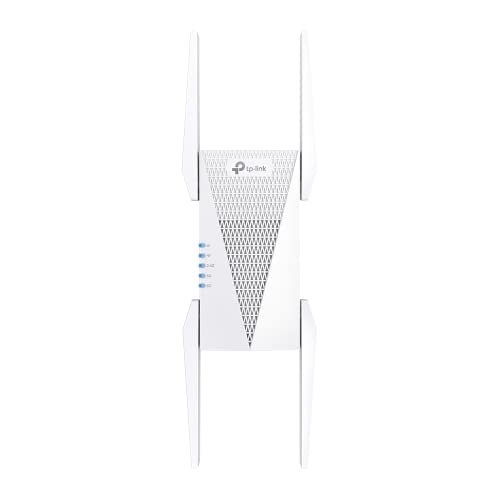 TP-Link RE815XE WiFi 6E WLAN Verstärker Repeater AXE5400, 160-MHz-Kanal, Tri-Band, WPA3, empfohlen für die Verwendung mit WiFi 6E Router von TP-Link