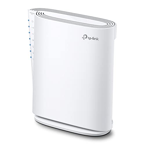 TP-Link RE900XD WiFi 6 WLAN Verstärker Repeater AX6000, 160-MHz-Kanal, 2,5-Gbit/s-Port + 2× Gigabit-Ports, 4×4 MU-MIMO, WPA 3, Der leistungsstärkste Wi-Fi 6 Repeater von TP-Link von TP-Link