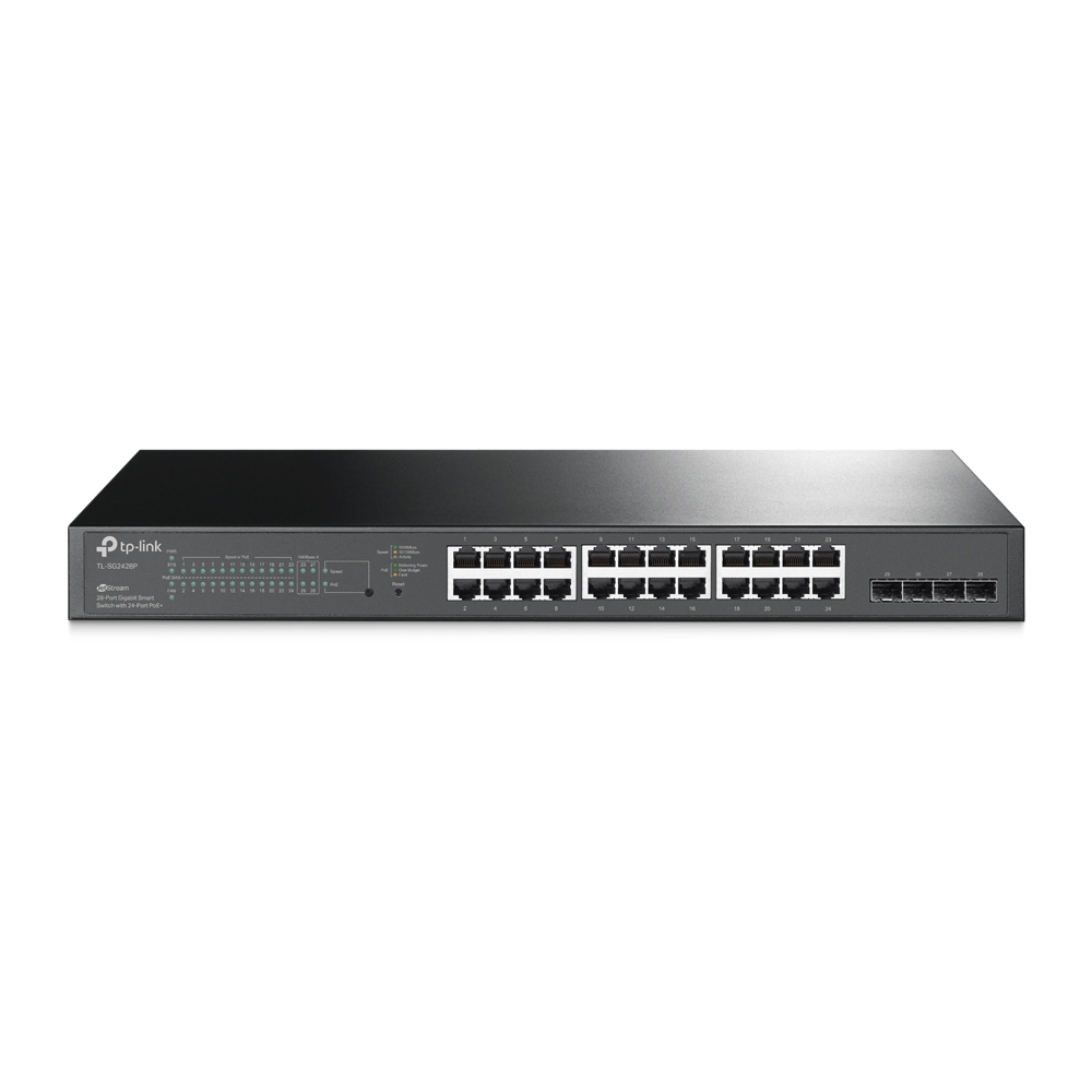 TP-Link SG2428P JetStream Smart Switch 24x Gigabit Ethernet PoE+, 250W, 4x SFP TP-Link SG2428P JetStream Smart Switch 24x Gigabit Ethernet PoE+, 250W, 4x SFP von TP-Link