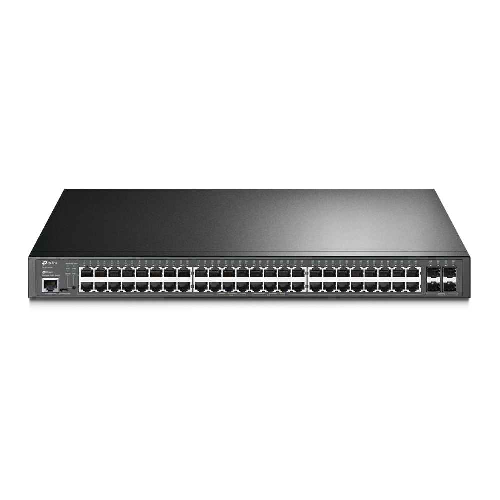 TP-Link SG3452P JetStream Managed Switch 48x Gigabit Ethernet PoE+, 384W, 4x SFP TP-Link SG3452P JetStream Managed Switch 48x Gigabit Ethernet PoE+, 384W, 4x SFP von TP-Link