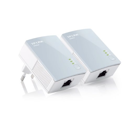 TP-Link TL-PA411 KIT AV500 Powerline Netzwerkadapter (500Mbit/s, 1 Port, energiesparend, Plug & Play, kompatibel mit Adaptern anderer Marken, 2er Set) weiß von TP-Link