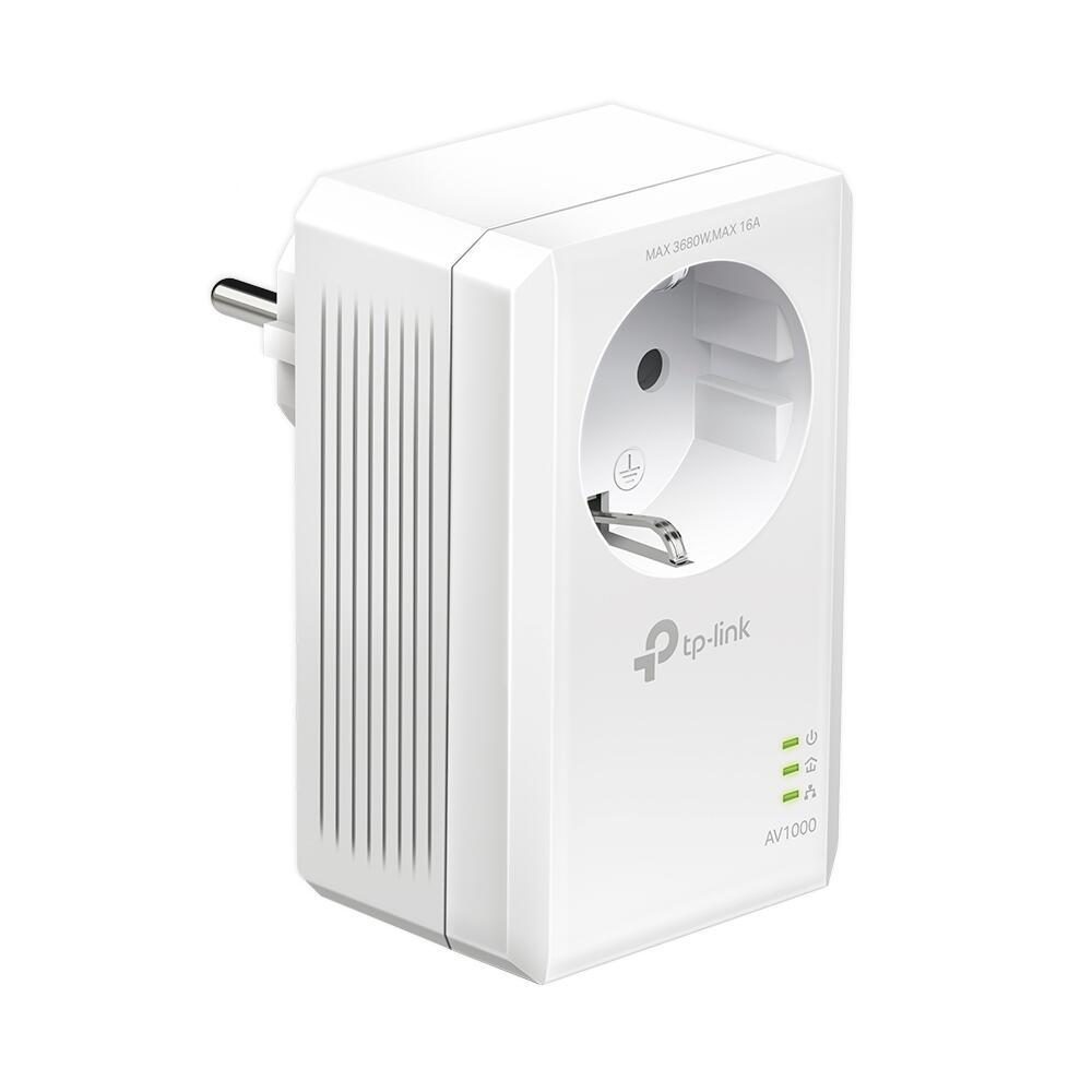 TP-Link TL-PA7017P AV1000-Gigabit-Powerline-Adapter mit Steckdose von TP-Link