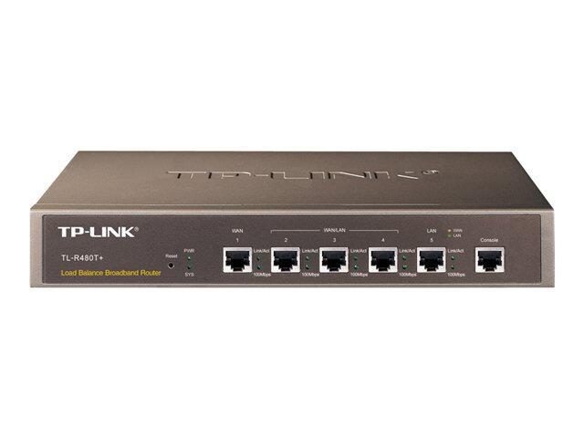 TP-Link TL-R480T+ - Router - 3-Port-Switch - WAN-Ports: 2 TL-R480T+ von TP-Link