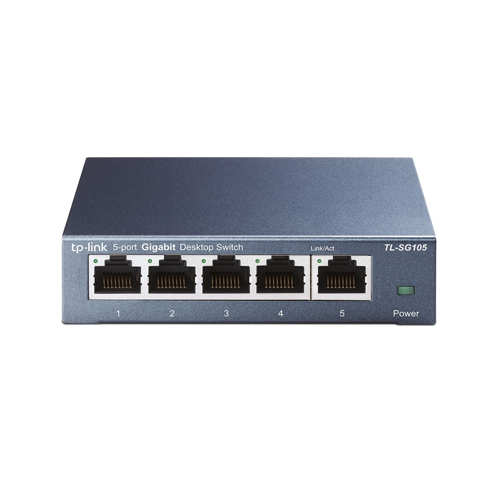 TP-Link TL-SG105 5-Port Gigabit Switch (1000 Mbit/s, Metallgehäuse, Auto MDI/MDIX) TP-Link TL-SG105 5-Port Gigabit Switch (1000 Mbit/s, Metallgehäuse, Auto MDI/MDIX) von TP-Link