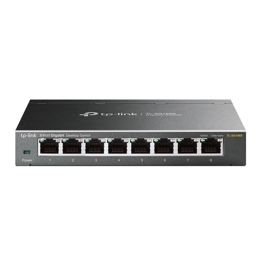 TP-Link TL-SG108S 8-Port 10/100/1000Mbit/s Desktop-Switch TP-Link TL-SG108S 8-Port 10/100/1000Mbit/s Desktop-Switch von TP-Link